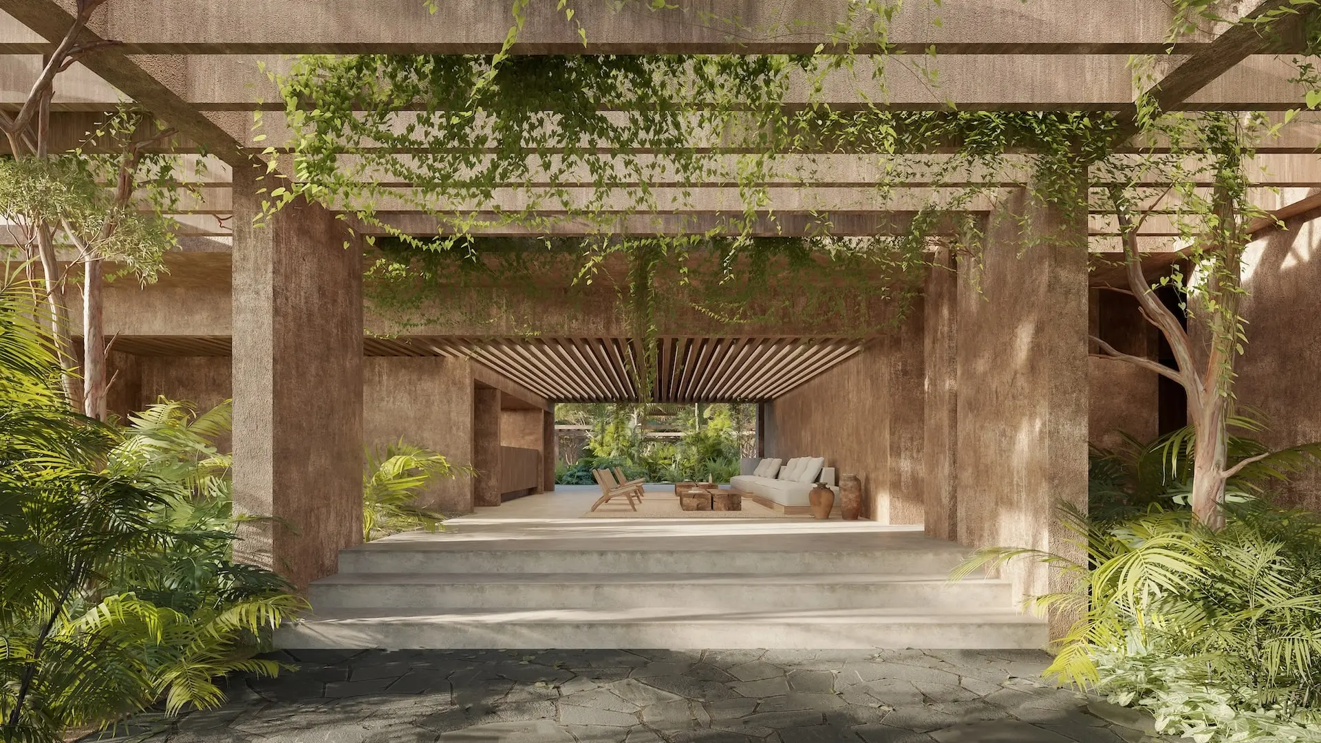 Ingreso principal de Virēo Living
