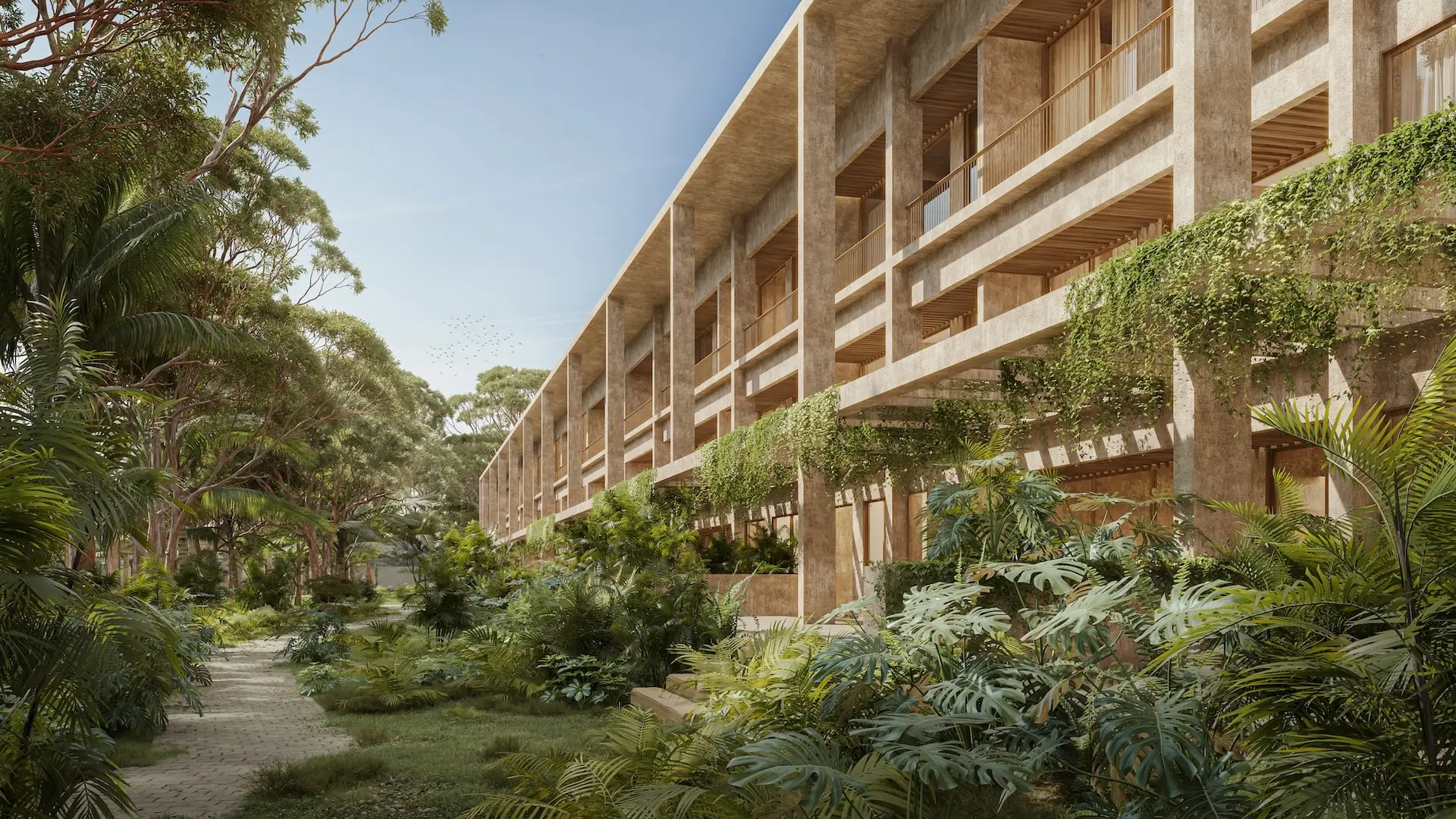 Ingreso principal de Virēo Living