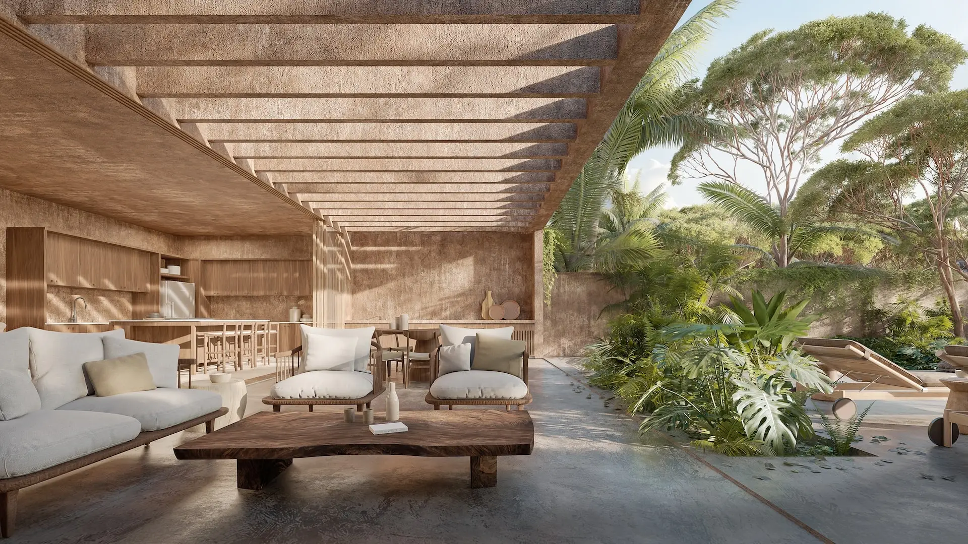 Terraza de las Villas en Virēo Living